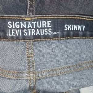 Signature by Levi Strauss skinny jeans 34x32 blue